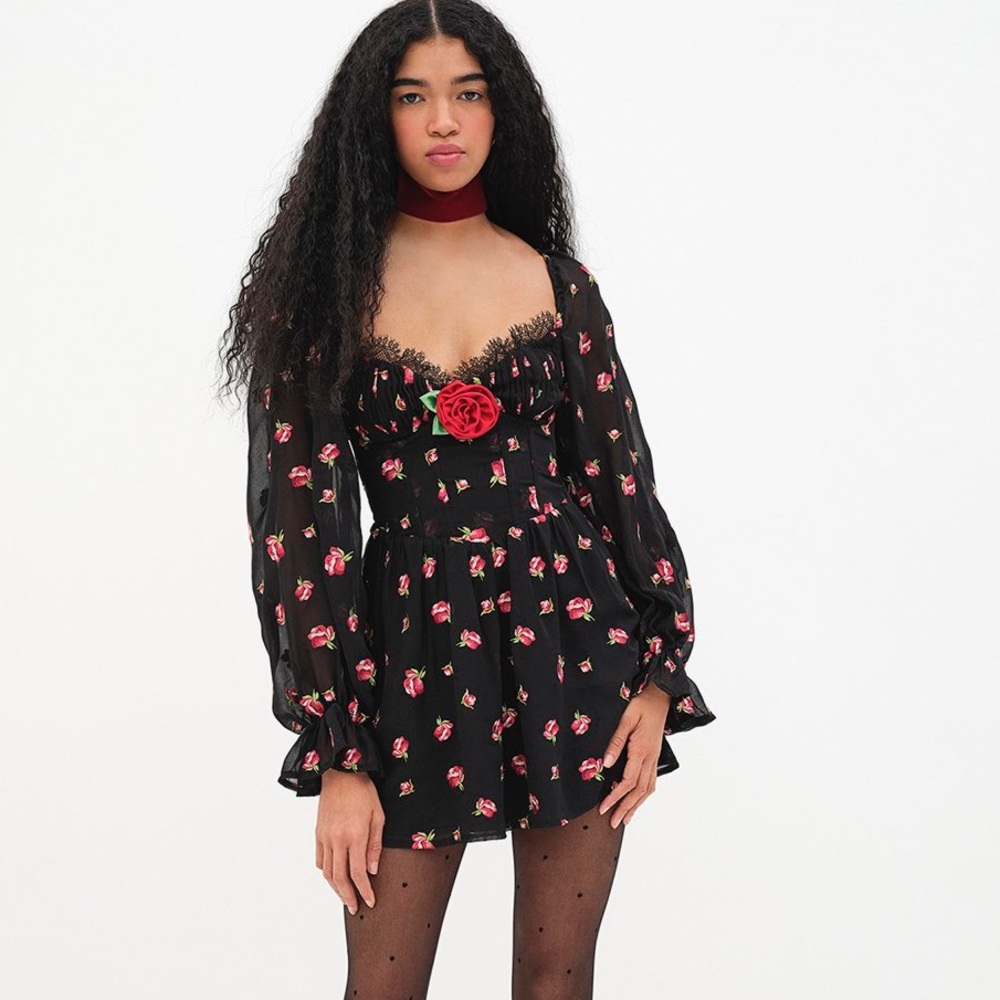 FOR LOVE AND LEMONS Wren Mini Dress